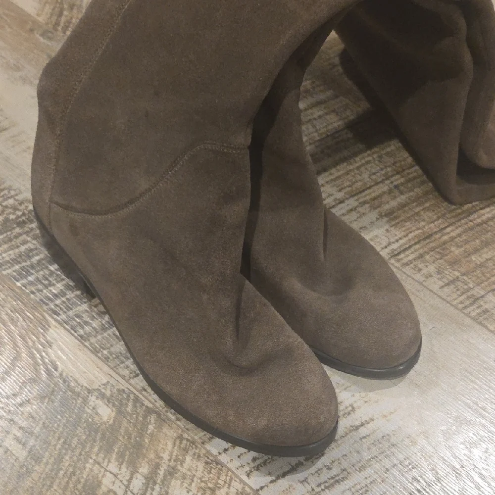 Steven By Steve Madden Real Suede  Tan Over the Knee Boots